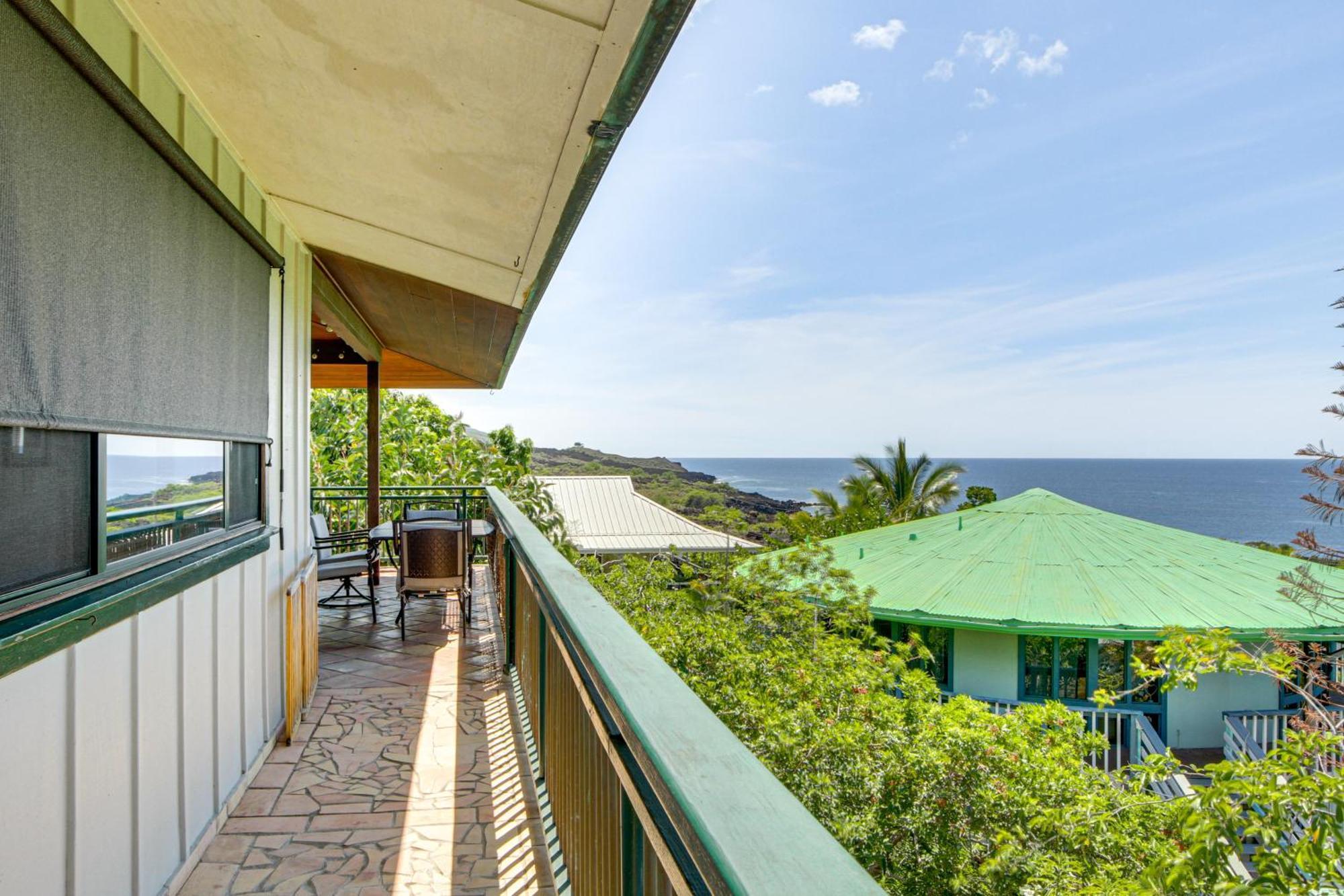Ocean-View Bungalow Walk To Pebbles Beach! Hookena ภายนอก รูปภาพ